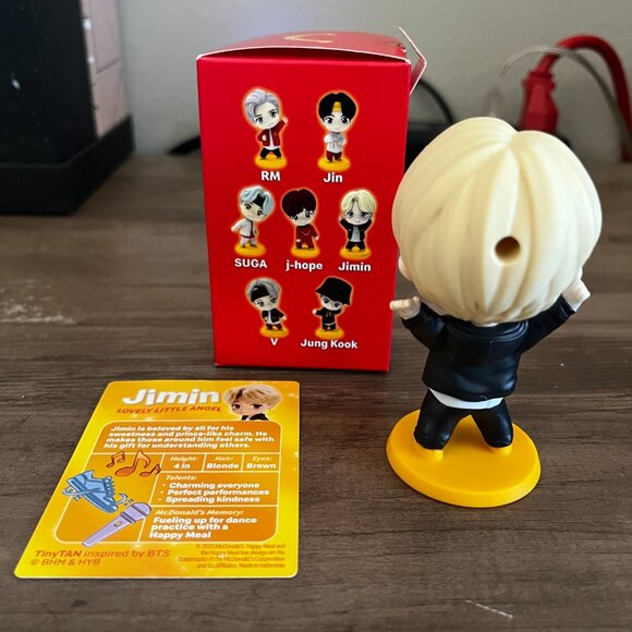 NEW BTS Tiny Tan ENCORE Edition McDonald's Toy - JIMIN - Picture 2 of 2